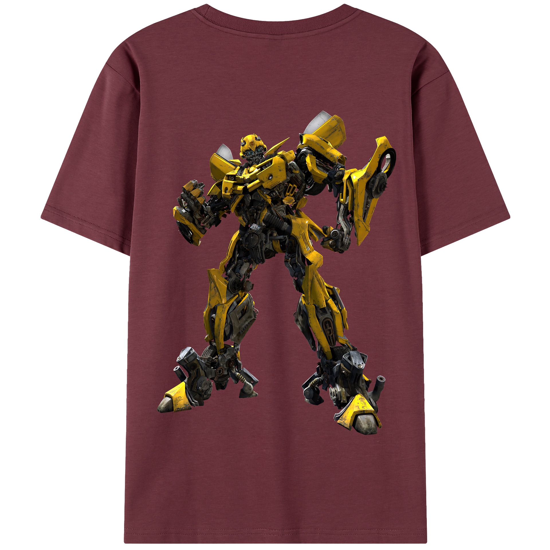 （画像用） Transformers トランスフォーマー 綿100％半袖Tシャツ（背面プリント）